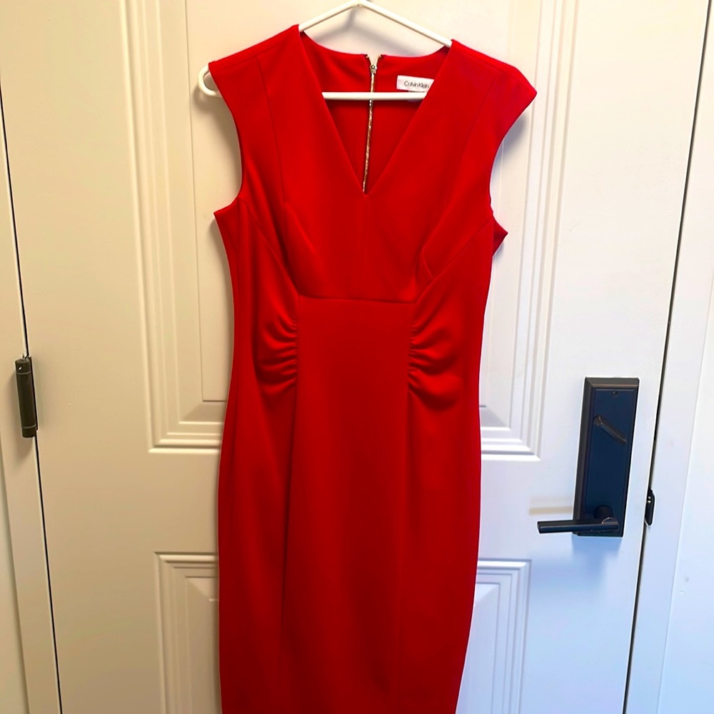 Calvin Klein Red Dress